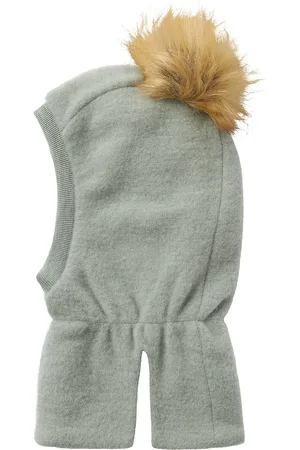 NAME IT Nmmwmino Wo/Po Bru Balaclava W/Flee Accessories Headwear Balaclava Green