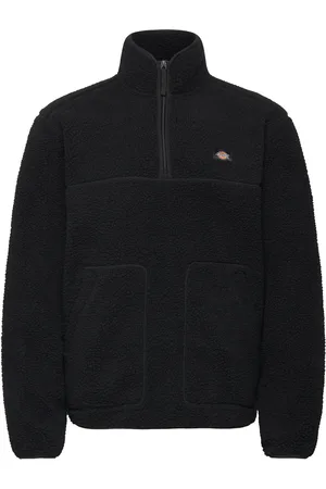 Dickies Mount Hope Quarter Zip Designers Jackets Anoraks Black