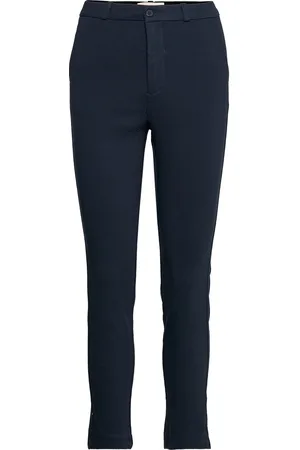 Freequent Fqsolvej-Ankle-Pa Bottoms Trousers Chinos Black