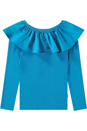 Molo Renate Tops T-shirts Long-sleeved T-shirts Blue