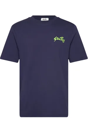Stan Ray Stan Og Tee Tops T-shirts Short-sleeved Navy