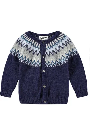 Molo Bay Tops Knitwear Cardigans Navy