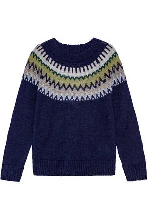 Molo Bae Tops Knitwear Pullovers Navy