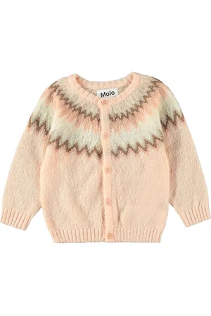 Molo Bay Tops Knitwear Cardigans Pink