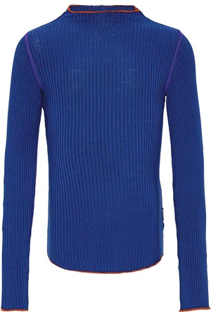 Molo Ruya Tops T-shirts Long-sleeved T-shirts Blue