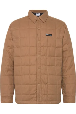 Columbia Landroamer Quilted Shirt Jacket Sport Men Sport Clothing Sport Tops Sport Shirts Brown