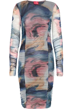 Crās Stephcras Dress Polvipituinen Mekko Multi/patterned