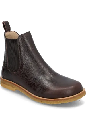 ANGULUS Booties - Flat - With Elastic Shoes Chelsea Boots Brown