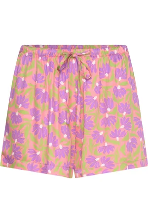 Hunkemöller Short Vis Satin Aloha Shortsit Pink