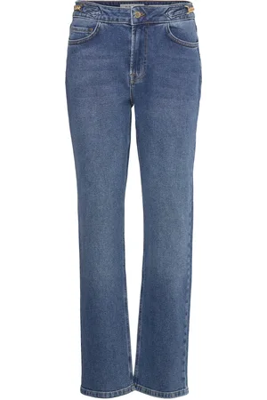 Pieszak Pd-Trisha Jeans Celeb Wash Liege Bottoms Jeans Straight-regular Blue