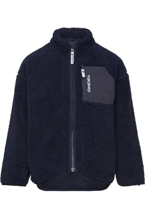 Viking Playtime Pile Midlayer Jacket Outerwear Fleece Outerwear Fleece Jackets Navy