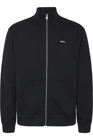 Makia Enso Zip Sweatshirt Tops Sweat-shirts & Hoodies Sweat-shirts Black