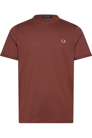 Fred Perry Ringer T-Shirt Tops T-shirts Short-sleeved Brown