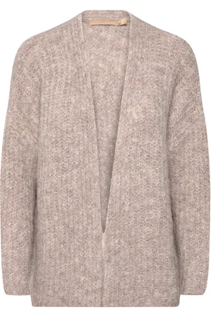 Culture Cubrava Cardigan Tops Knitwear Cardigans Beige