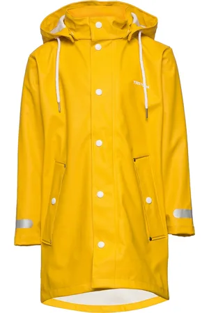 Tretorn Wings Rainjacket Jr Sport Rainwear Jackets Yellow