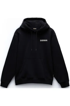 Napapijri Linth Hoodie Tops Sweat-shirts & Hoodies Hoodies Black