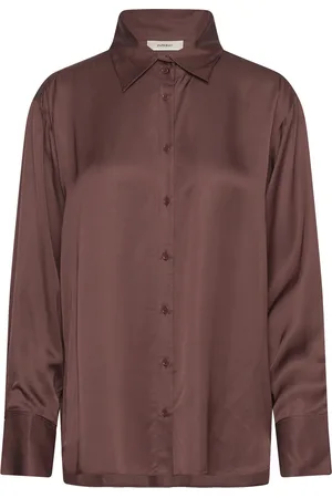 INWEAR Paulineiw Shirt Tops Shirts Long-sleeved Brown
