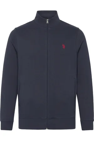 U.S. Polo Assn. Uspa Sweat Collar/Zip Eran Men Tops Sweat-shirts & Hoodies Sweat-shirts Navy