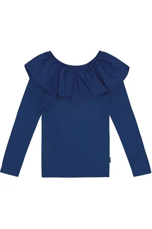 Molo Renate Tops T-shirts Long-sleeved T-shirts Navy