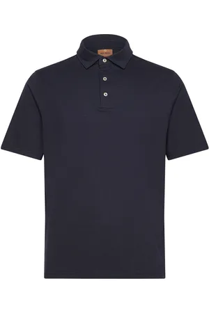 MOS MOSH Gallery Mmgborg Polo S/S Tee Tops Polos Short-sleeved Navy