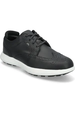 J Lindeberg Fairway Brogue Golf Sneaker Sport Men Sport Shoes Sport Golf Shoes Black