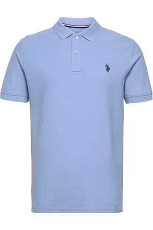 U.S. Polo Assn. Uspa Polo Alfred Men Tops Polos Short-sleeved Blue