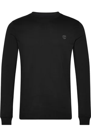 Timberland Long Sleeve Tee Designers Knitwear Round Necks Black