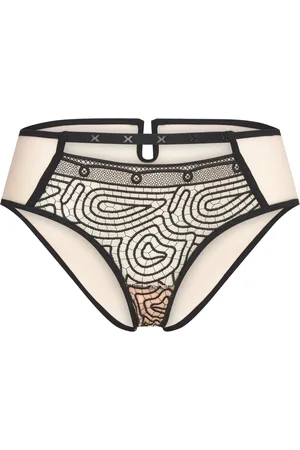 CHANTELLE X Vibrate Shorty Alushousut Brief Tangat Black