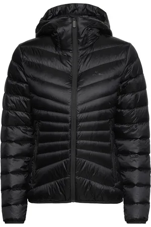 J Lindeberg Lara Light Down Hood Sport Women Sport Clothing Sport Outerwear Sport Jackets Sport Padded Jackets Black