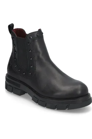 Rieker Z9154-00 Shoes Boots Ankle Boots Ankle Boots Flat Heel Black