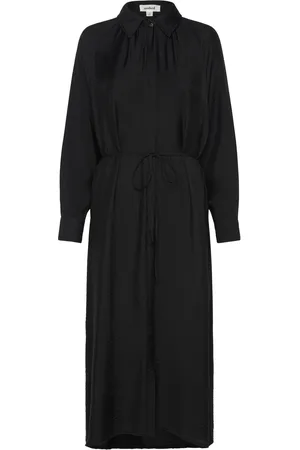 Soaked in Luxury Slsija Dress Polvipituinen Mekko Black