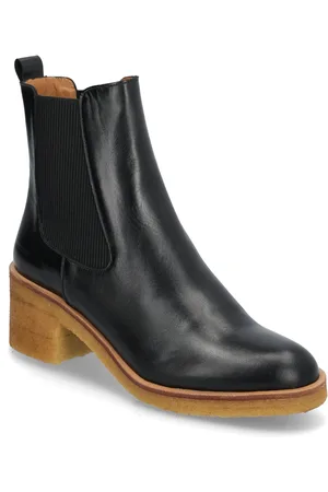 ANGULUS Booties - Flat - With Elastic Shoes Boots Ankle Boots Ankle Boots With Heel Black