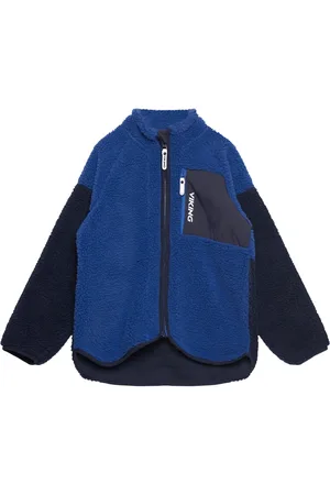 Viking Playtime Pile Midlayer Jacket Outerwear Fleece Outerwear Fleece Jackets Blue