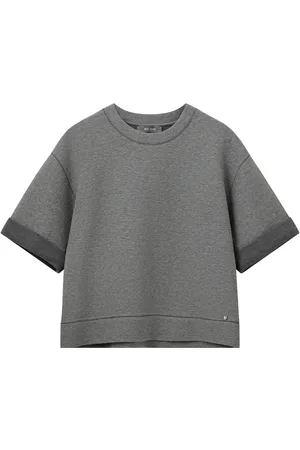Mos Mosh Mmshor O-Ss Sweatshirt Tops Sweat-shirts & Hoodies Sweat-shirts Grey