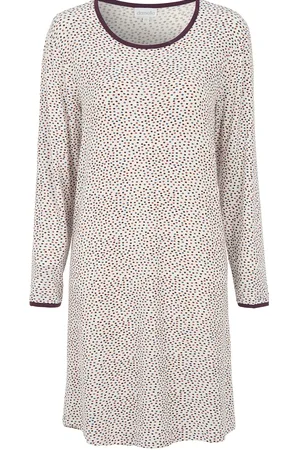 Damella of Sweden Nightdress Long Sleeve Yöpaita Multi/patterned