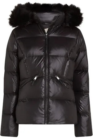 Calvin Klein Mw Padded Real Down Jacket Vuorillinen Takki Topattu Takki Black