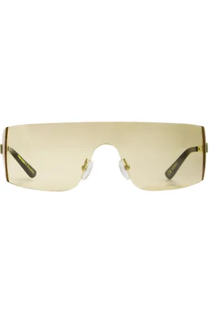 Corlin Eyewear Goodfella Gold Dark Yellow Neliönmuotoiset Aurinkolasit Yellow