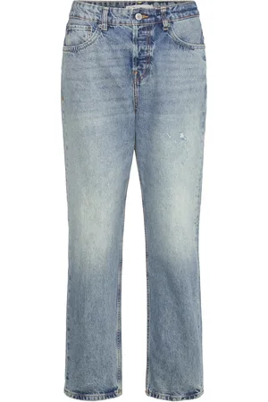MANGO Loose Boyfriend-Style Jeans Bottoms Jeans Boyfriend Jeans Blue