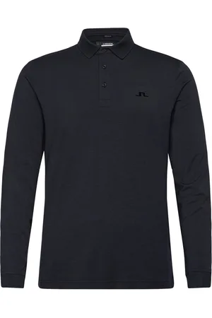 J Lindeberg Florian Ls Polo Sport Men Sport Clothing Sport Tops Sport Polos Sport Long-sleeved Polos Black