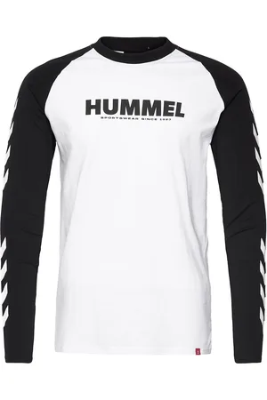 Hummel Hmllegacy Blocked T-Shirt L/S Sport T-shirts & Tops Long-sleeved White
