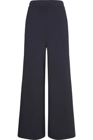 INWEAR Gincentiw Pants Bottoms Trousers Wide Leg Navy