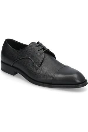 HUGO BOSS Derrek_Derb_Grctly Shoes Business Derby Shoes Black