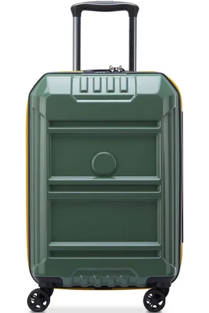 Delsey Rempart 55 Cm Exp. Cabin Trolley Case Bags Suitcases Khaki Green