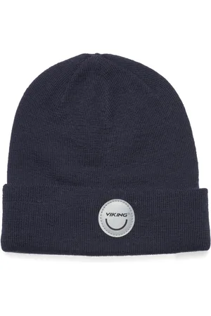 Viking Play Wool Beanie Warm Reflec Sport Headwear Hats Beanie Navy