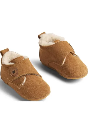 WHEAT Taj Wool Indoor Shoe Aamutossut Sisäkengät Brown