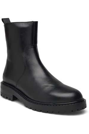 ANGULUS Boots - Flat Shoes Boots Ankle Boots Ankle Boots Flat Heel Black