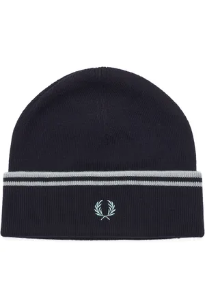 Fred Perry Tt Merino Wool Beanie Accessories Headwear Beanies Navy