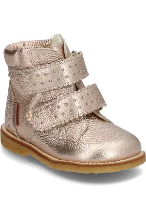 ANGULUS Boots - Flat - With Velcro Bootsit Nauhalliset Saapikkaat Pink