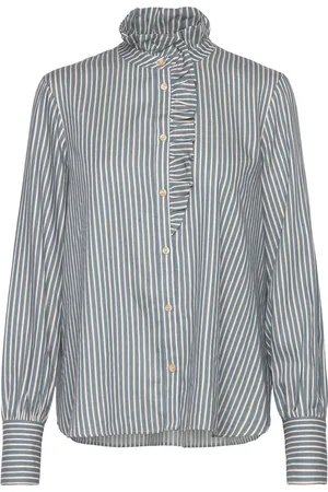 Bash Heka Shirt Tops Shirts Long-sleeved Blue