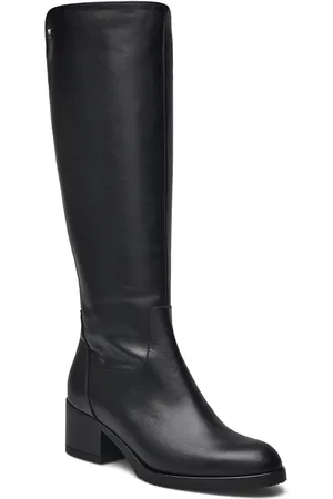 Wonders Melissa Korkeavartiset Saapikkaat Black